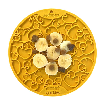 Dog Lick Mat Recipe Idea Banana Kibble