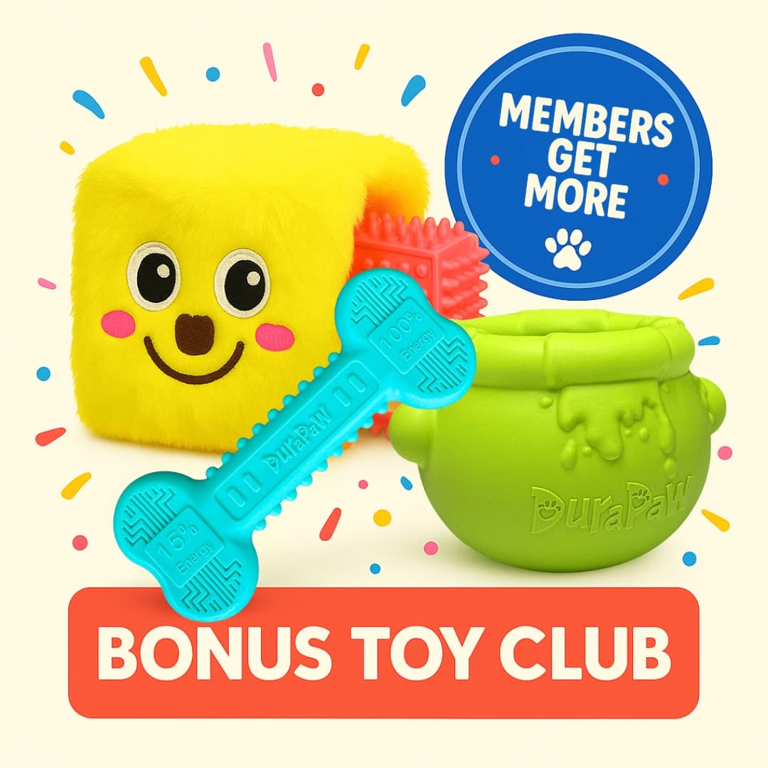 DuraPaw Fun Engaging Durable Bonus Dog Toy Club Member Perk