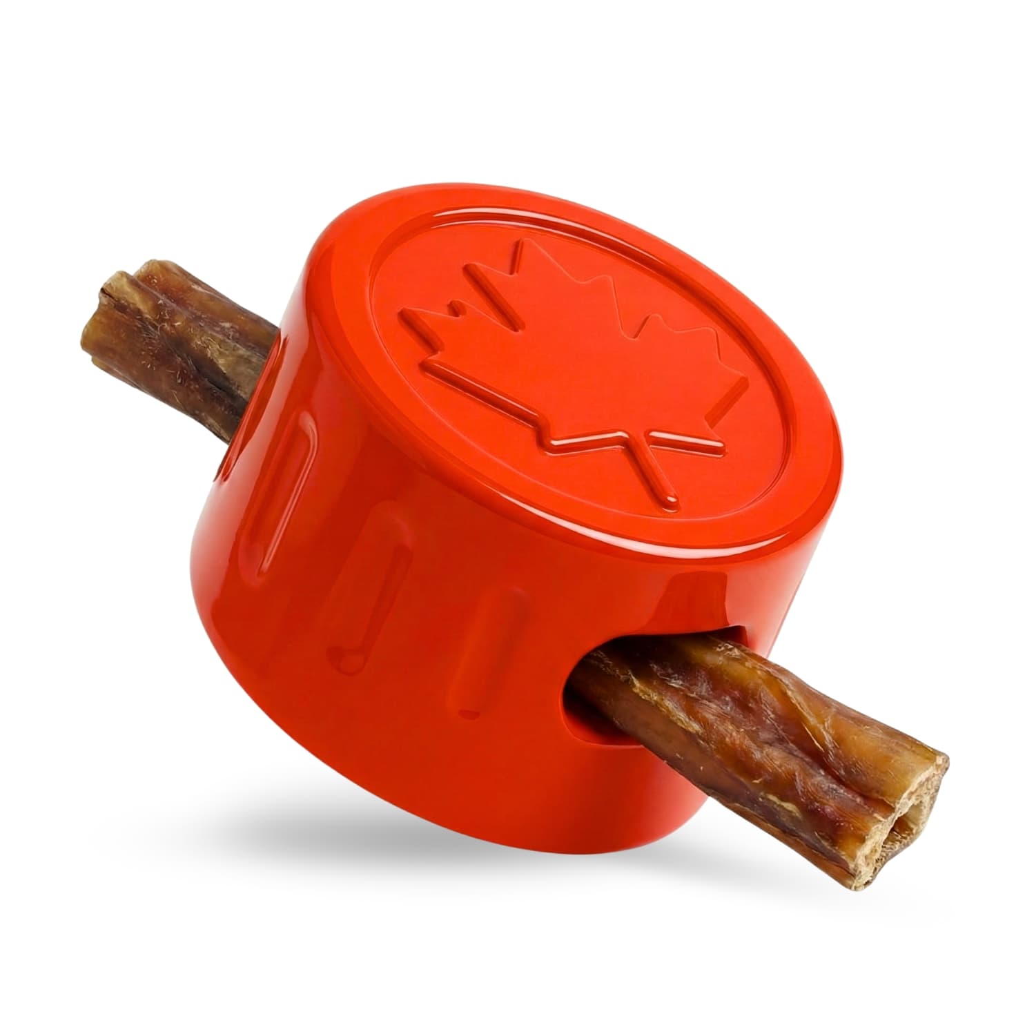 Slapshot Snackie Hockey Puck – Stress Relief Chew & Dental Health Toy