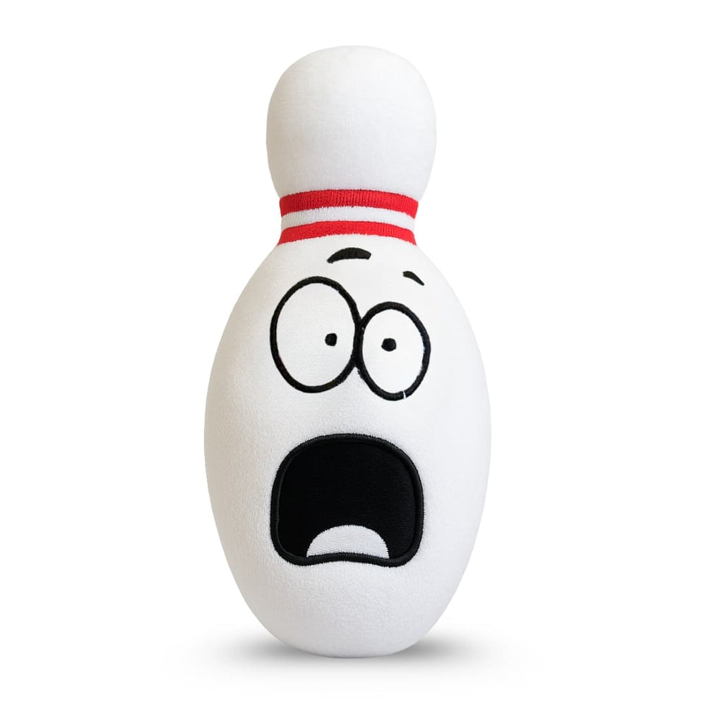 Wobblin' Wally – Squeaky Plush Bowling Pin Dog Toy