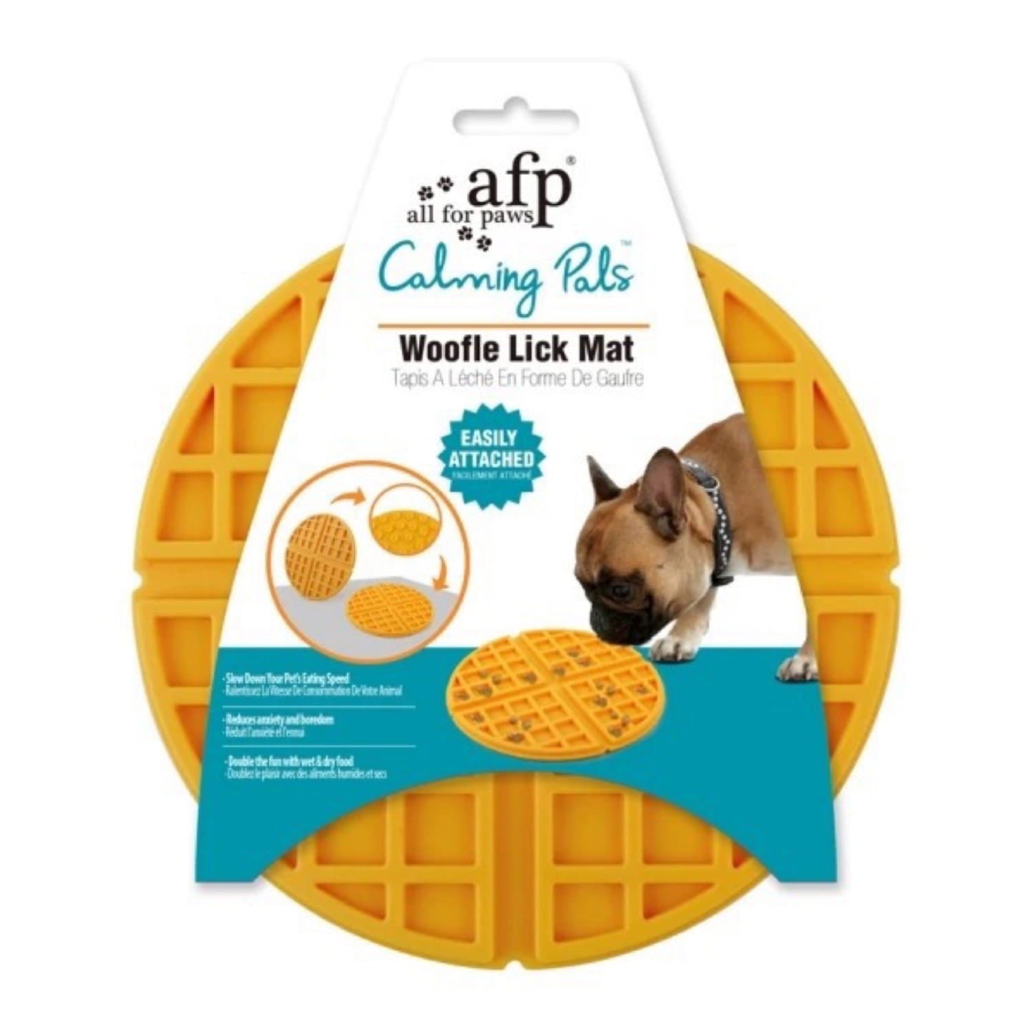 AFP Woofle Dog Lick Mat With Super Suction Cups