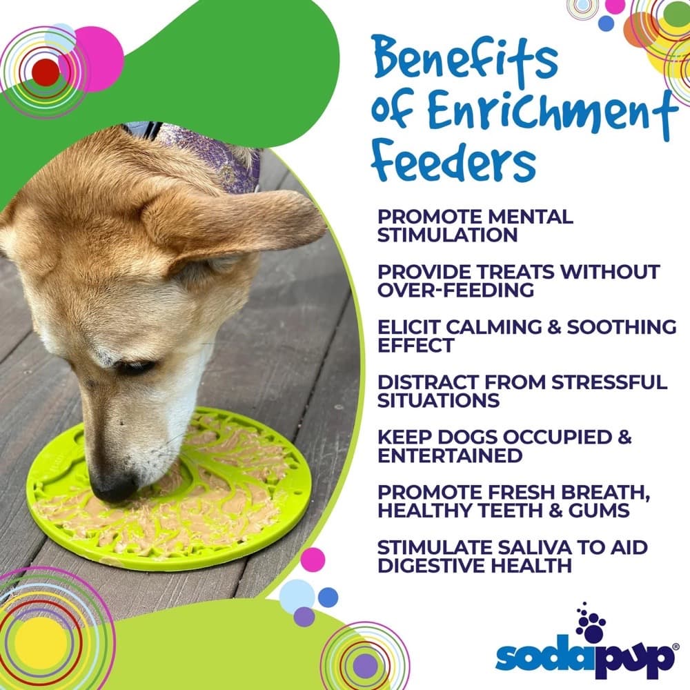 Dog Lick Mat Enrichment Benefits Information