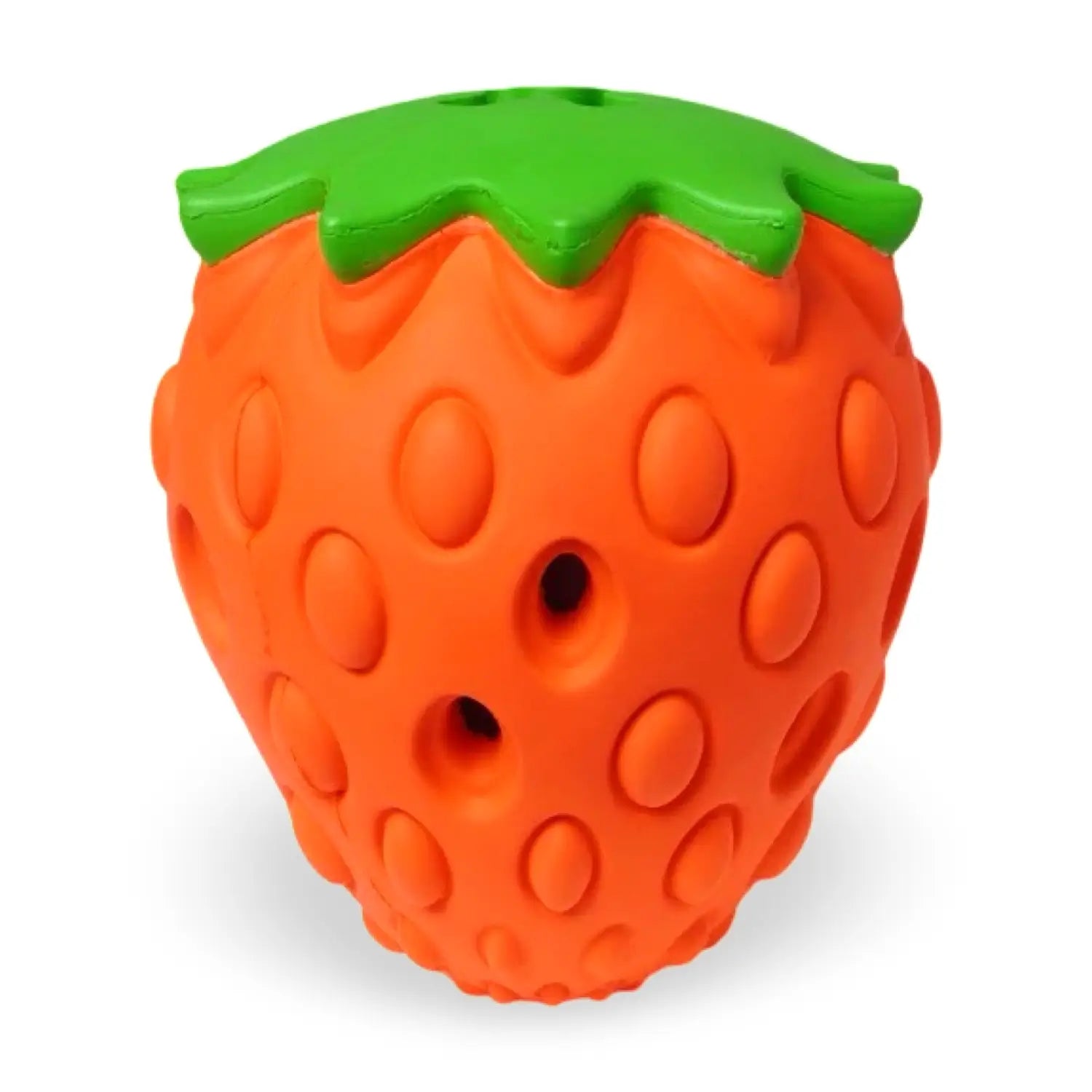 Stror Berry Toy Rubber Strawberry Dog Toy Dispenser