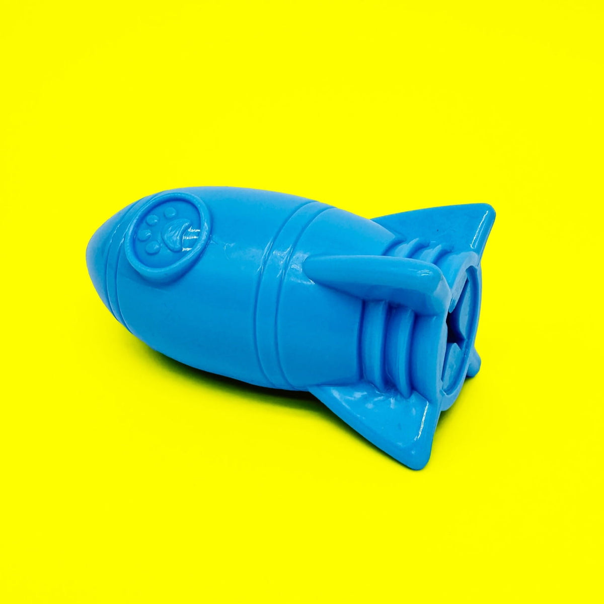 Durable Blue Rocket Feeder Dog Toy Canada