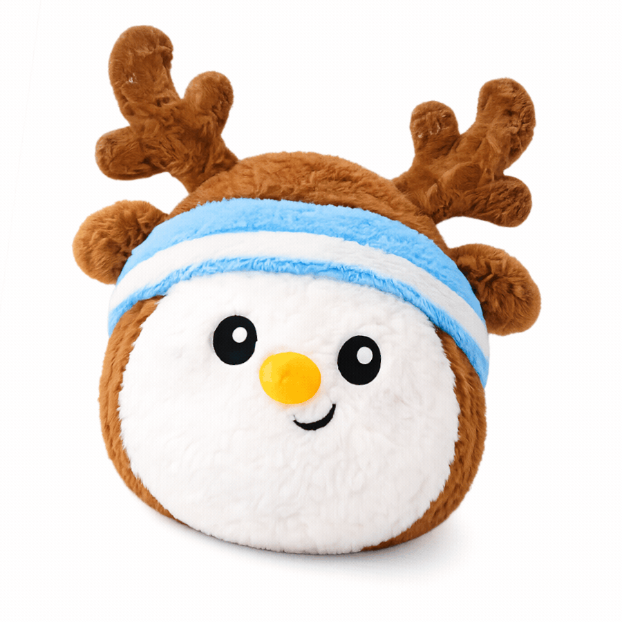 DuraPaw rip and reveal 2 in 1 Reindeer surprise hidden dog toy with RipShield Tech durable core