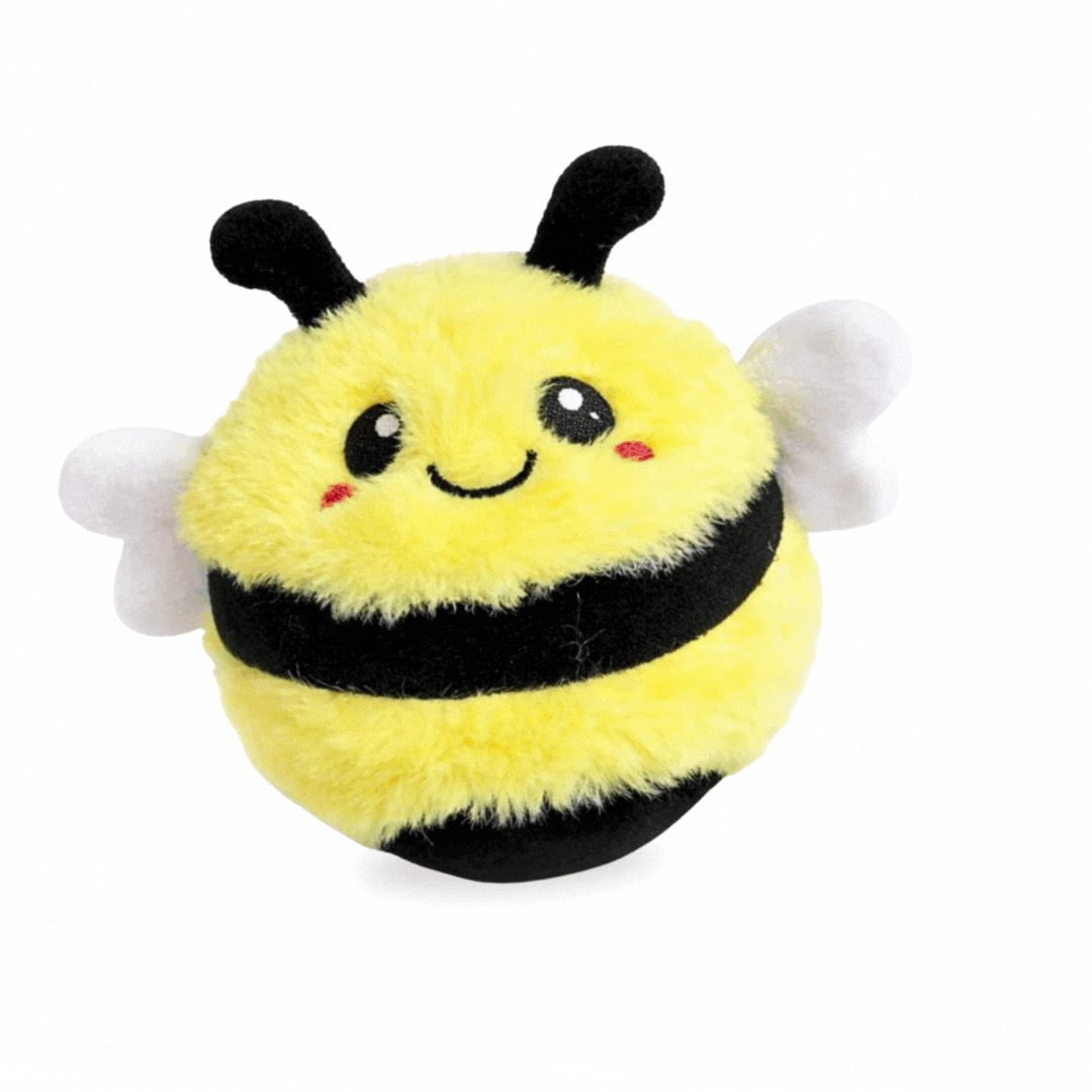 DuraPaw 2 in 1 Rip Reveal Summer Bee Dog Rippable Toy