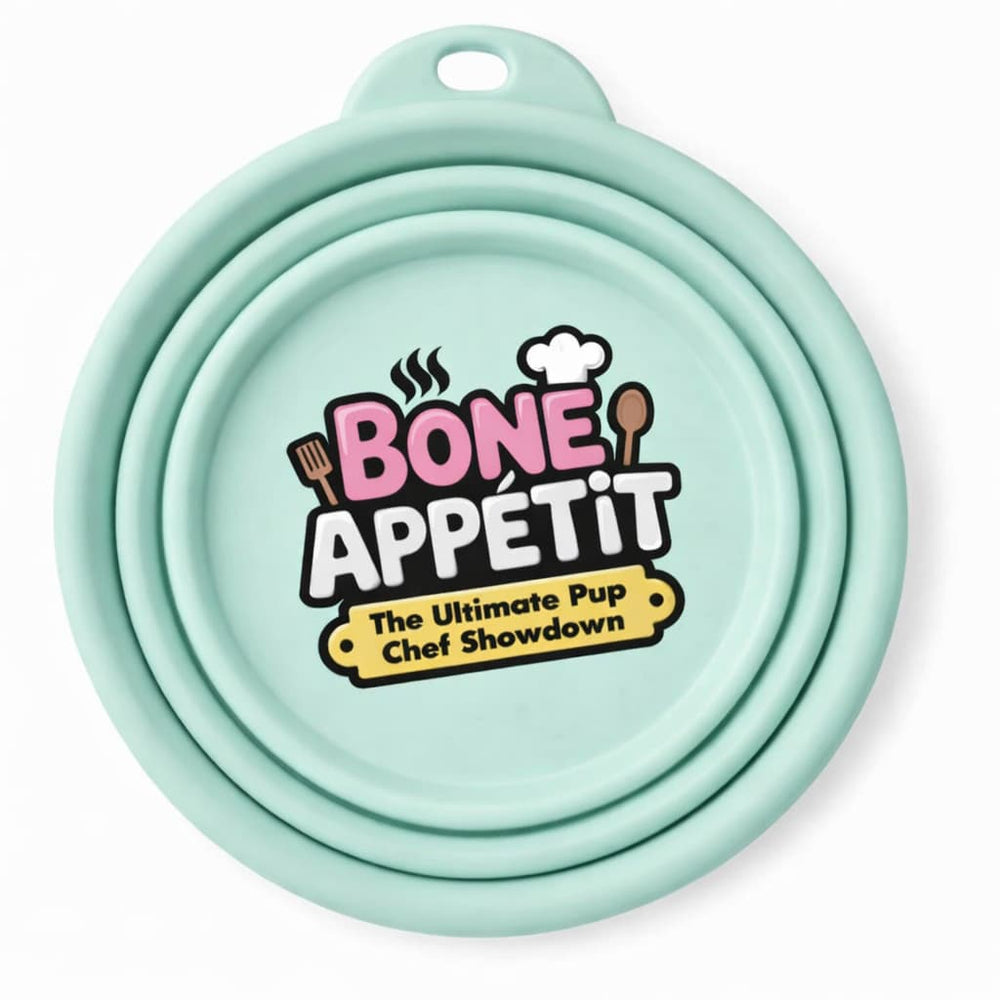 Bone Appétit Fold-Flat Travel Dog Bowl