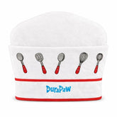 DuraPaw sniff and seek enrichment chef hat themed plush dog toy