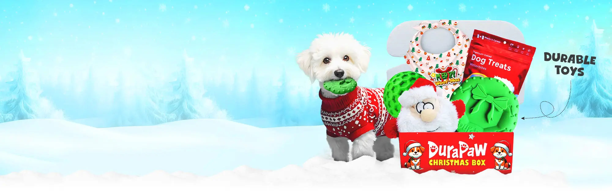 DuraPaw Christmas Puppy Pet Dog Gift Toy Ideas