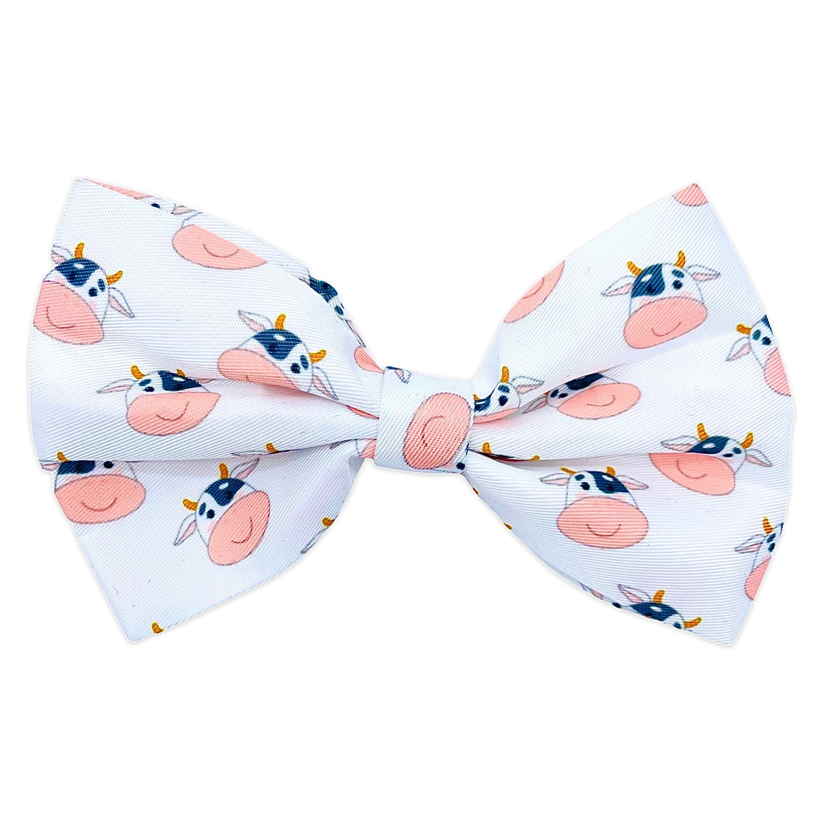 Crazy Cow Cute Pattern Dog Bow Tie