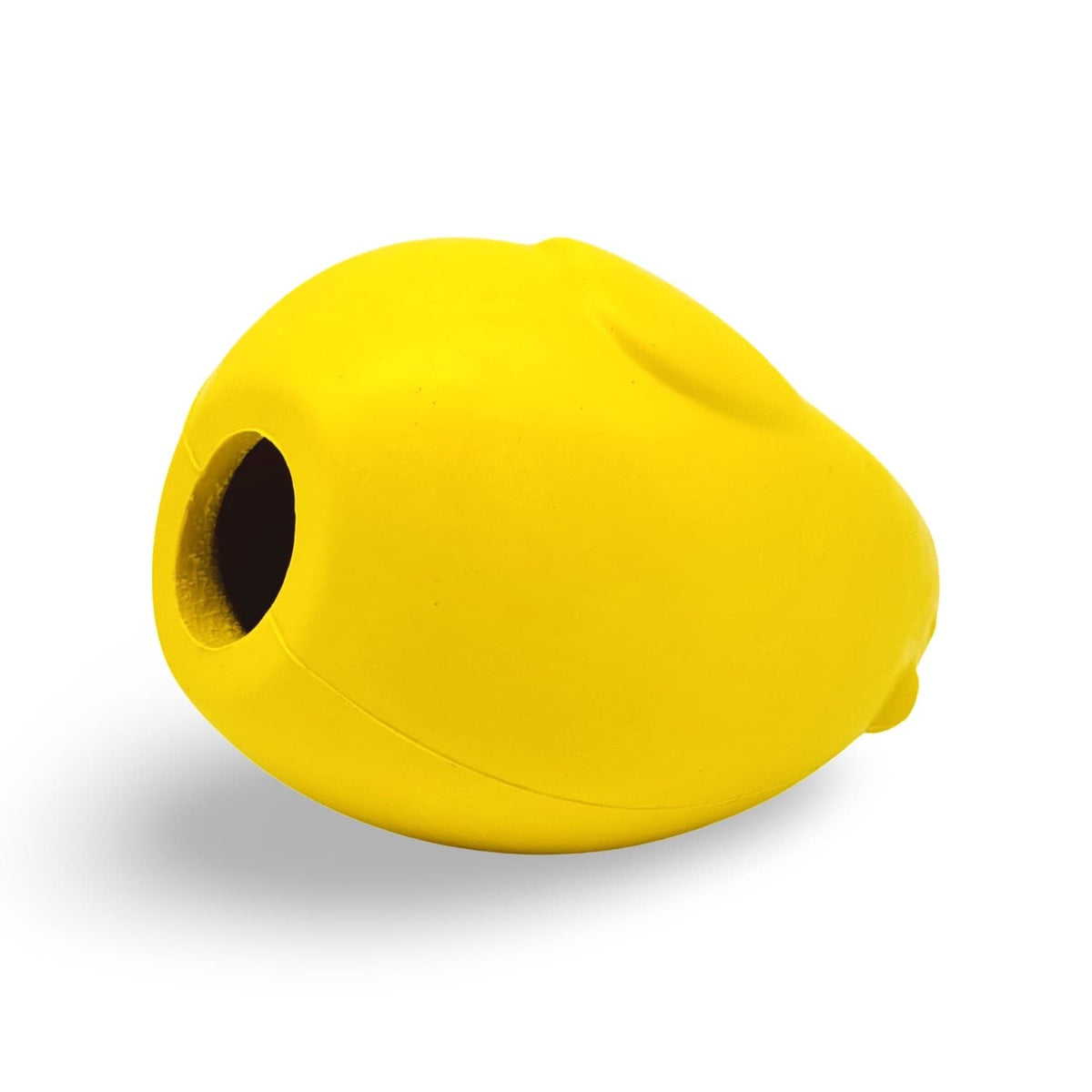 Large Yellow Rubber Chick Dog Toy Treat Dispenser Feeder for Large Kibble