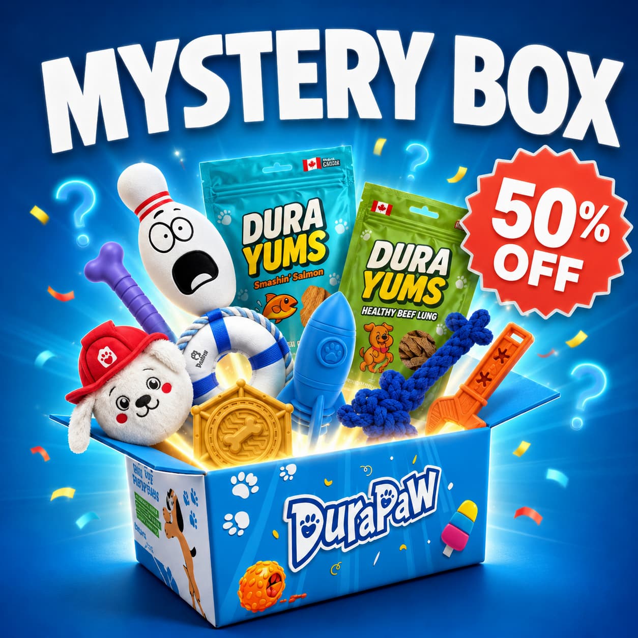 DuraPaw Mystery Box – 50% OFF