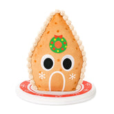 Soft plush Gingerbread house soft squeaky dog pet toy