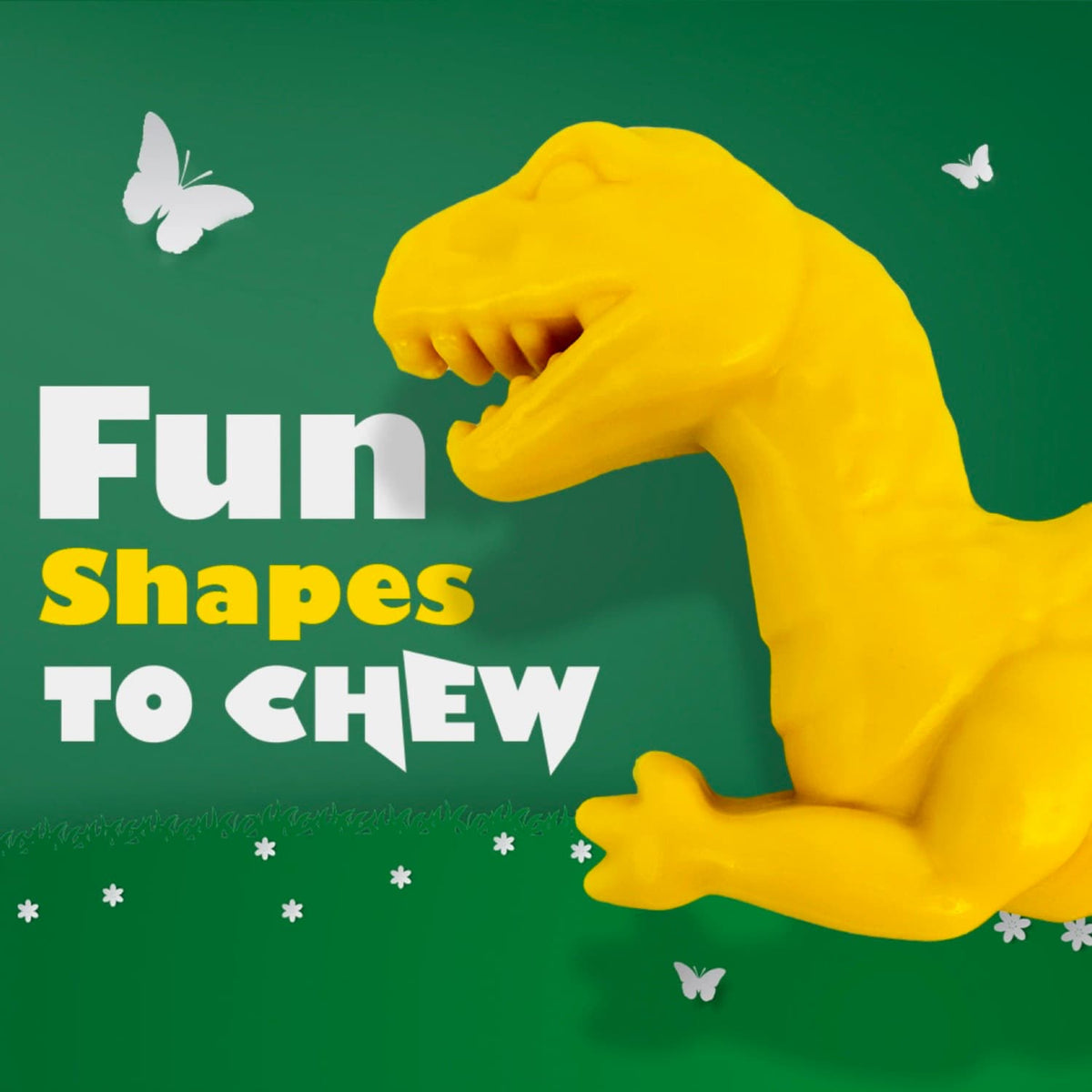 Dinosaur Dog Nylon Chew Toy Shape