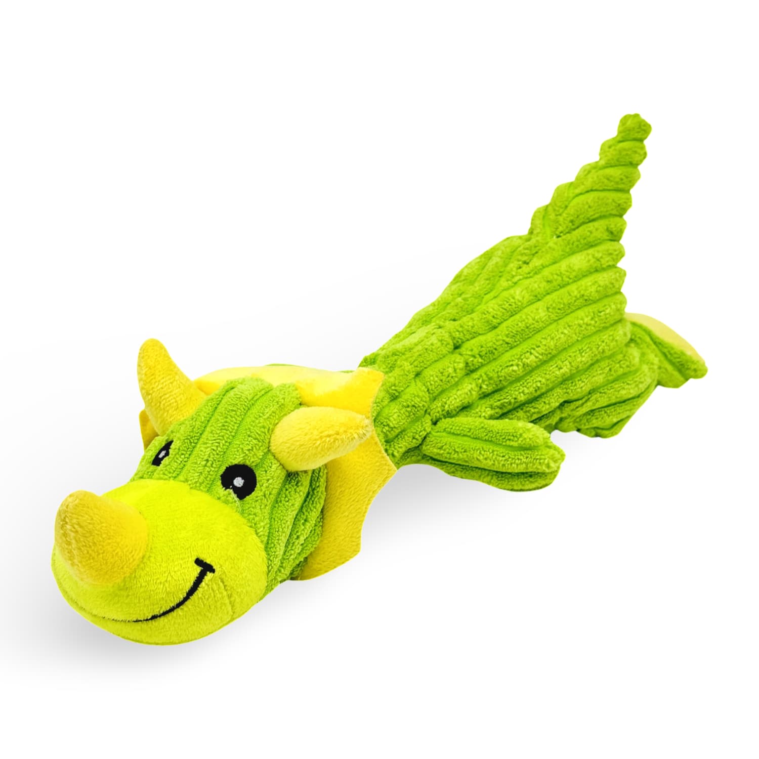 Green Dragon Plush Dog Toy
