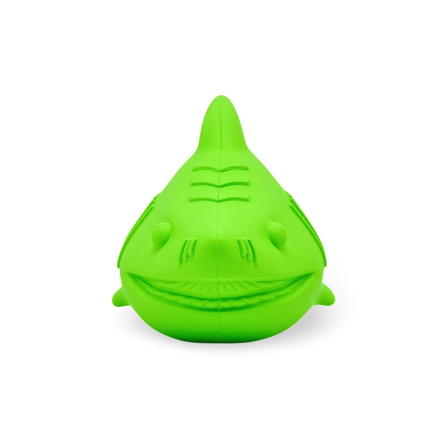 Green Rubber Shark Dog Toy