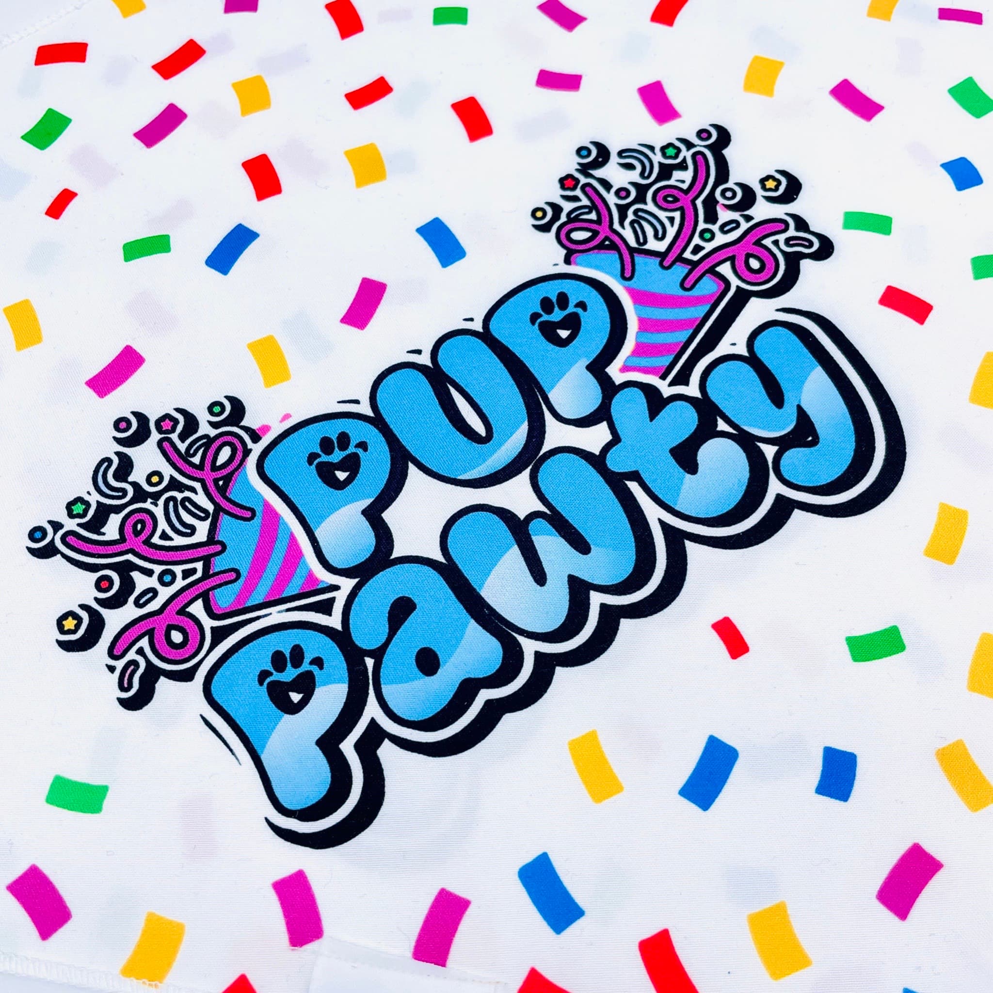 Male Boy Pup Pawty Dog Birthday Bandana