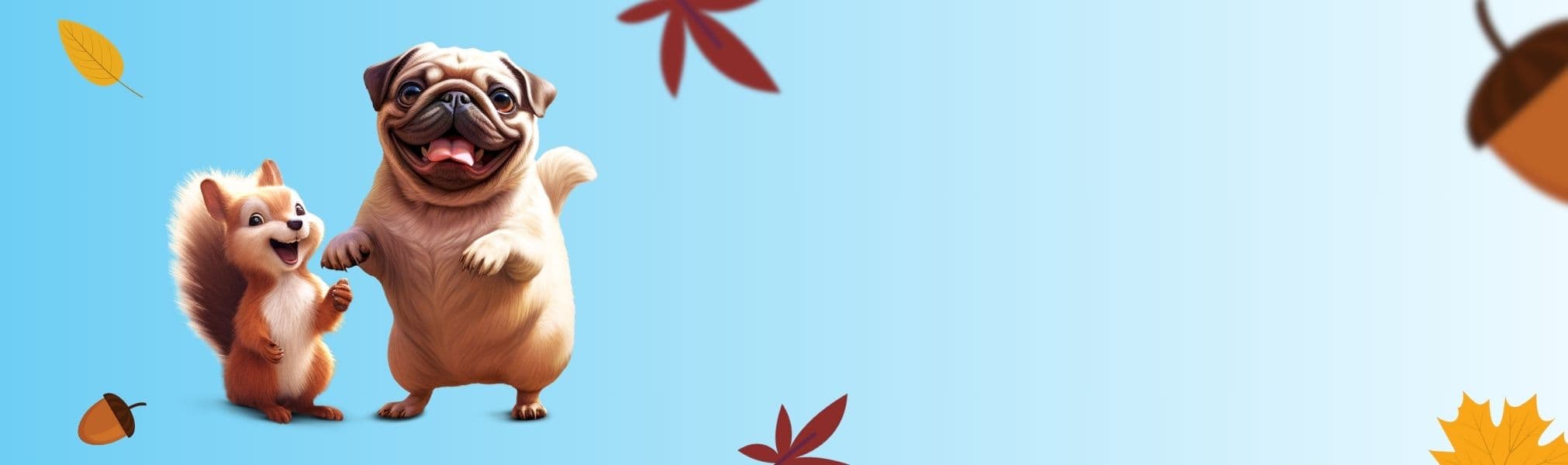 Squirrel Hunt Monthly Dog Subscription Box Theme