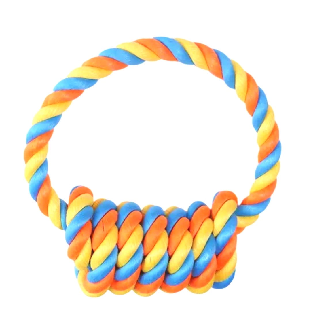 Chomper Rope DuraPaw - Colorful Canine Chomper Dog Rope Toy