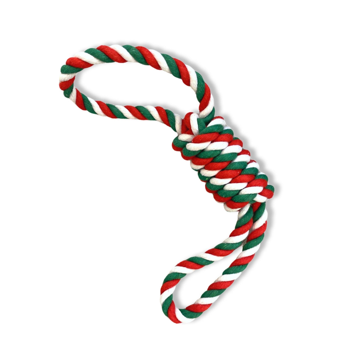 Small Christmas Tug-of-War Dog Rope Toy