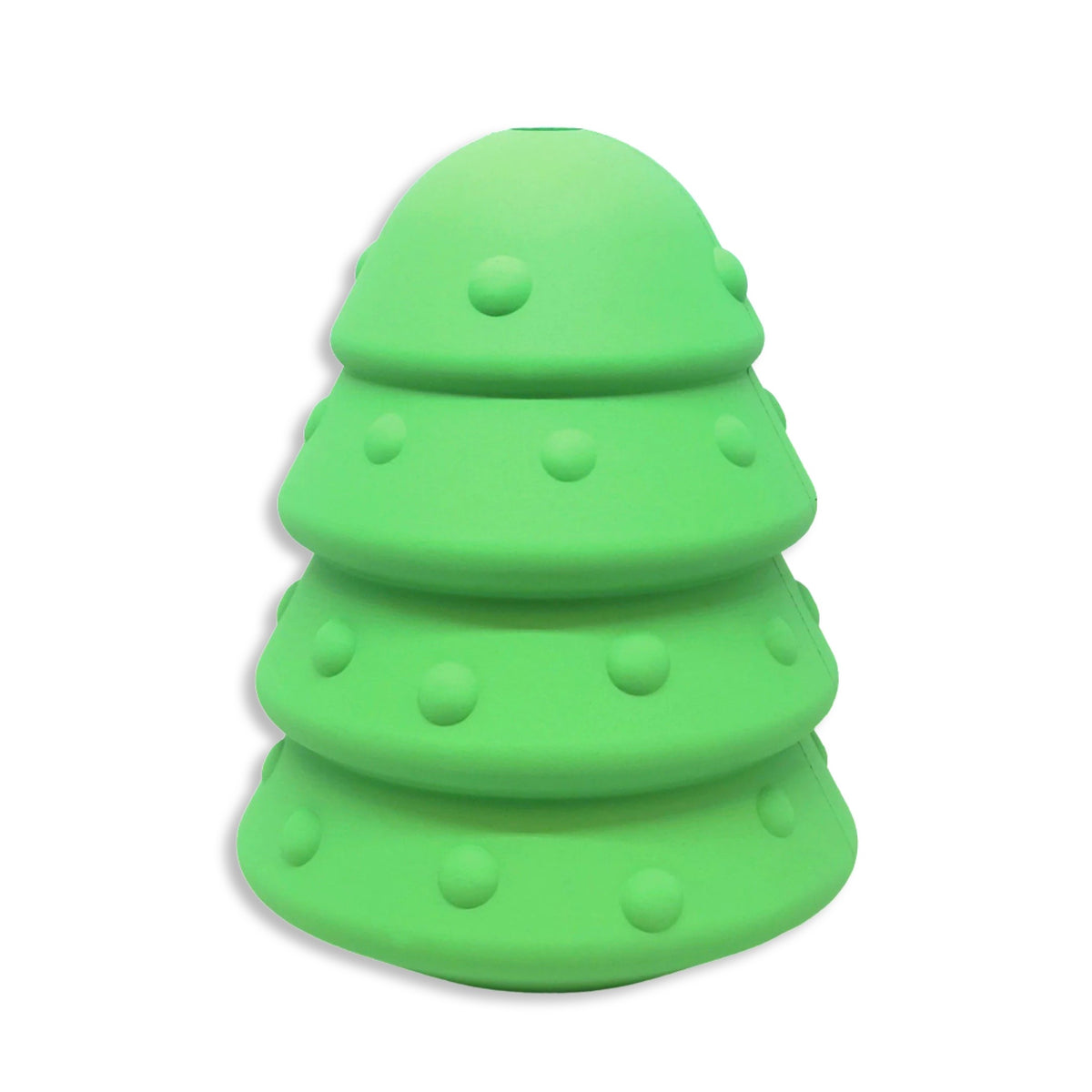 SodaPup Durable Christmas Tree Dog Toy Treat Dispenser Enrichment Feeder