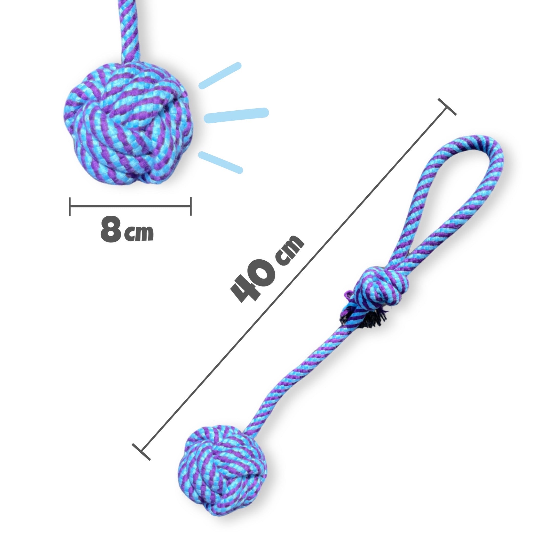 Dog Rope Toy Size Large Dog Breed and Small Dog Breed