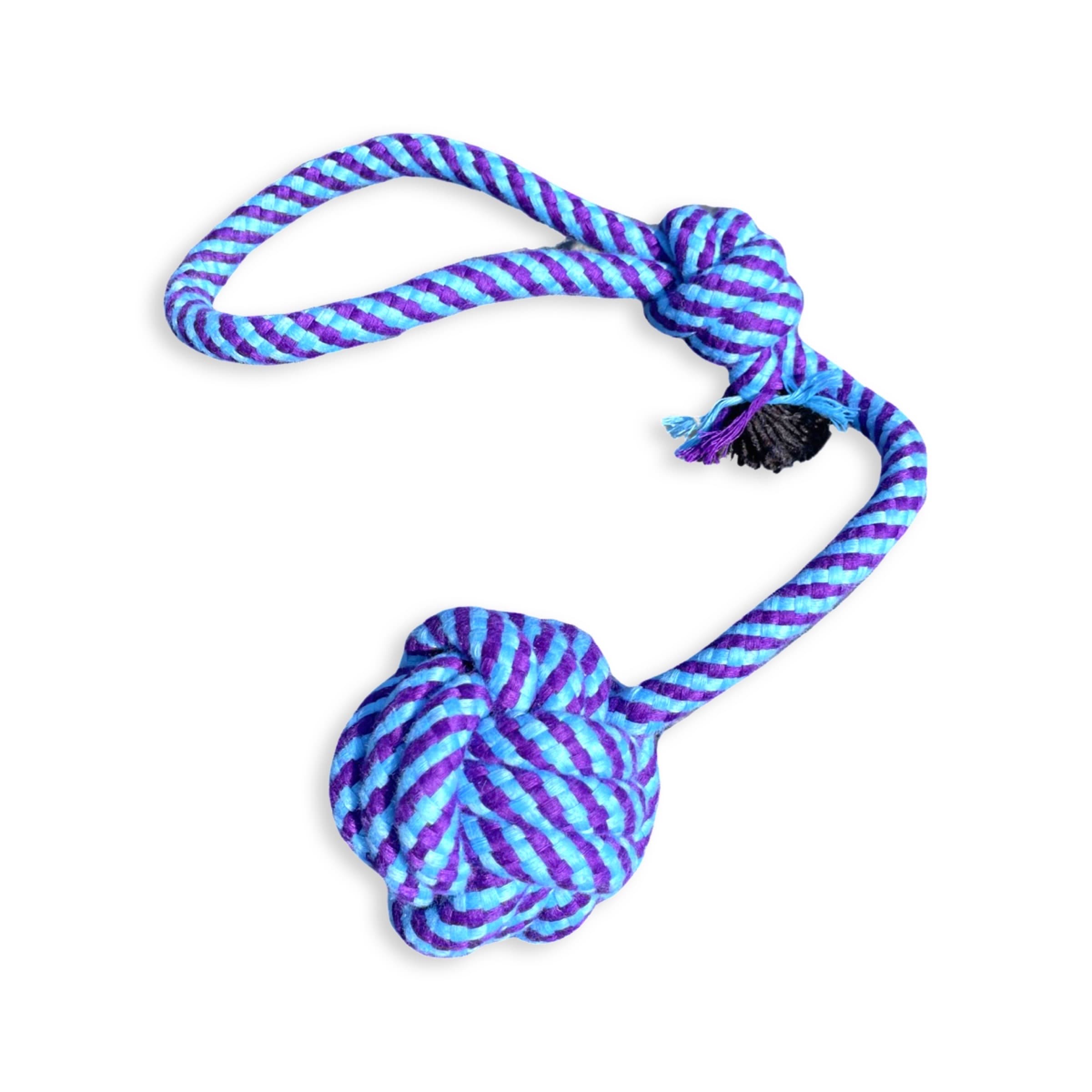Durable Dog Rope Tug Toy and Ball